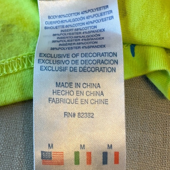 Champion Kids Neon Green Logo T-Shirt - Picture 4 of 5